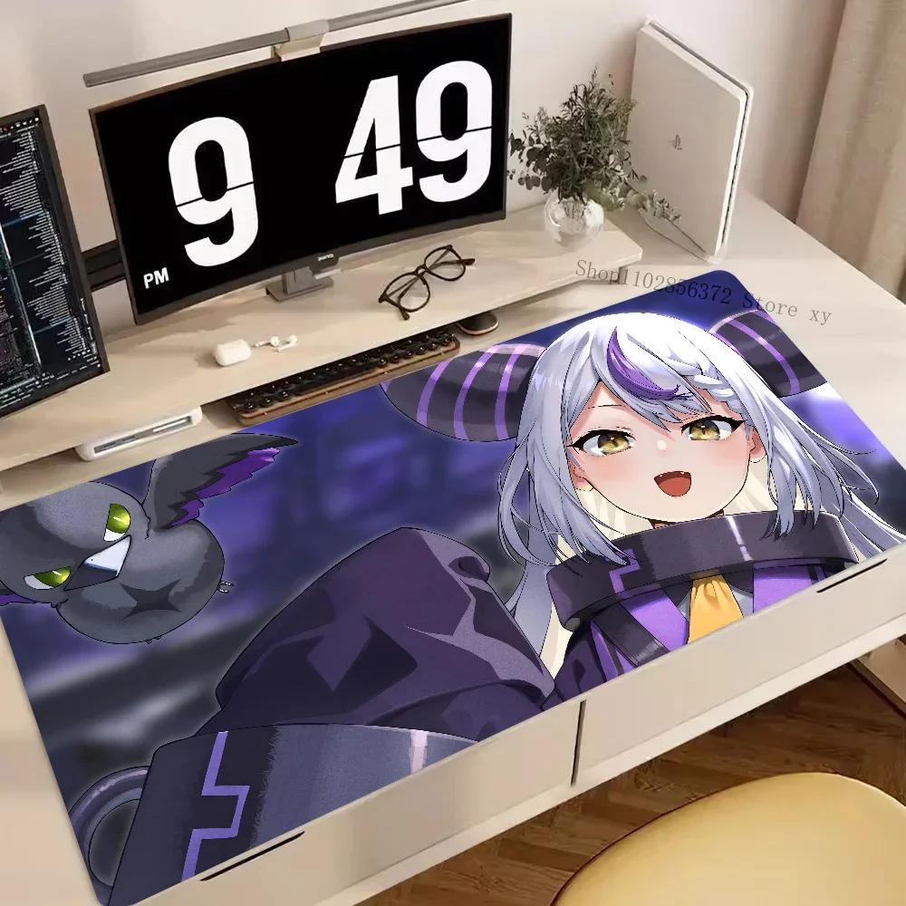 Аниме La + Darknesss VTuber Hololive XXL Игровой Коврик Для Мыши Косплей Настольный Аксессуары
