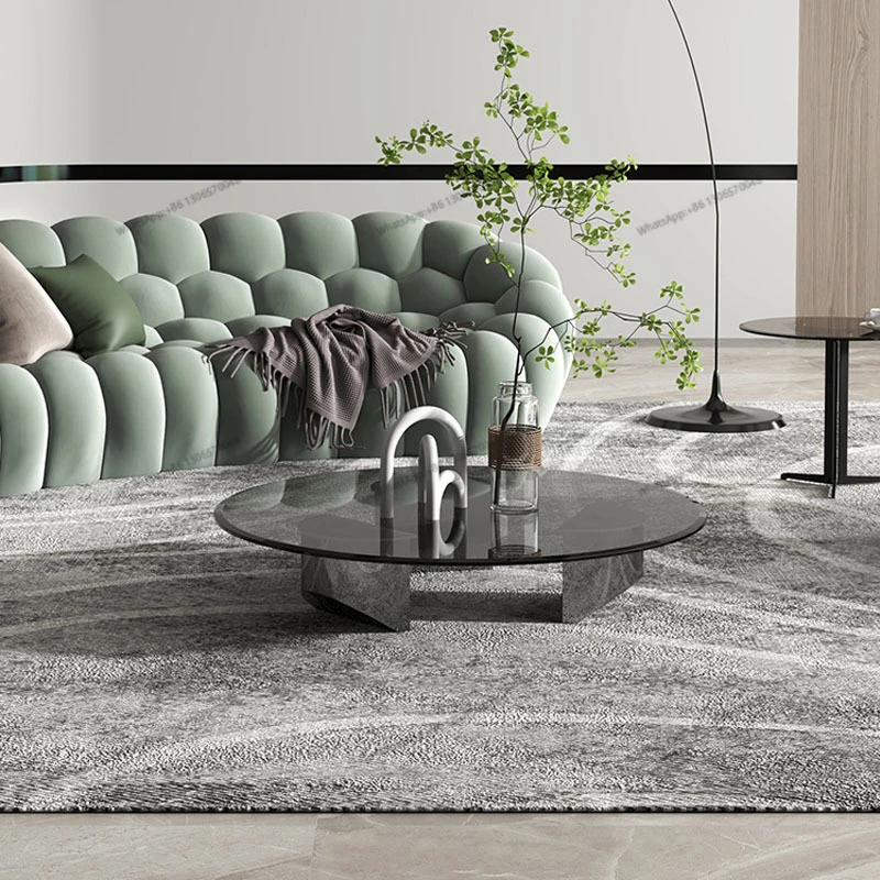 Журнальный столик из закаленного стекла диван для домашней гостиной чайный