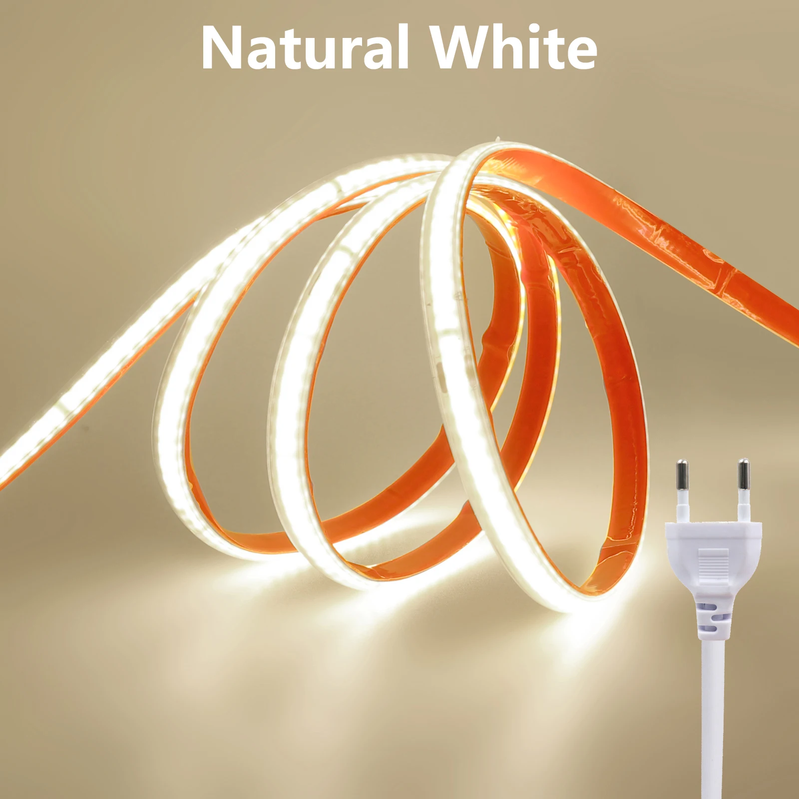 

Светодиодная лента COB 220В белая 10 см