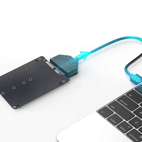 Карта адаптера M.2 NGFF SSD в SATA3 Плата адаптера жесткого диска 6 Гбит/с Карта адаптера двойного назначения M.2 NGFF в SATA3.0 для ПК