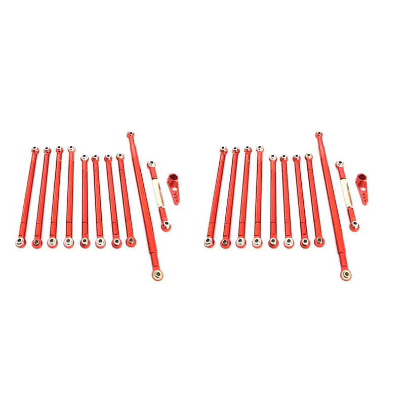 

2X для MN86S MN86 MN86KS MN86K MN G500 металлические детали для модернизации Тяговый стержень рулевого сервопривода 1/12 аксессуары для радиоуправляемых а...