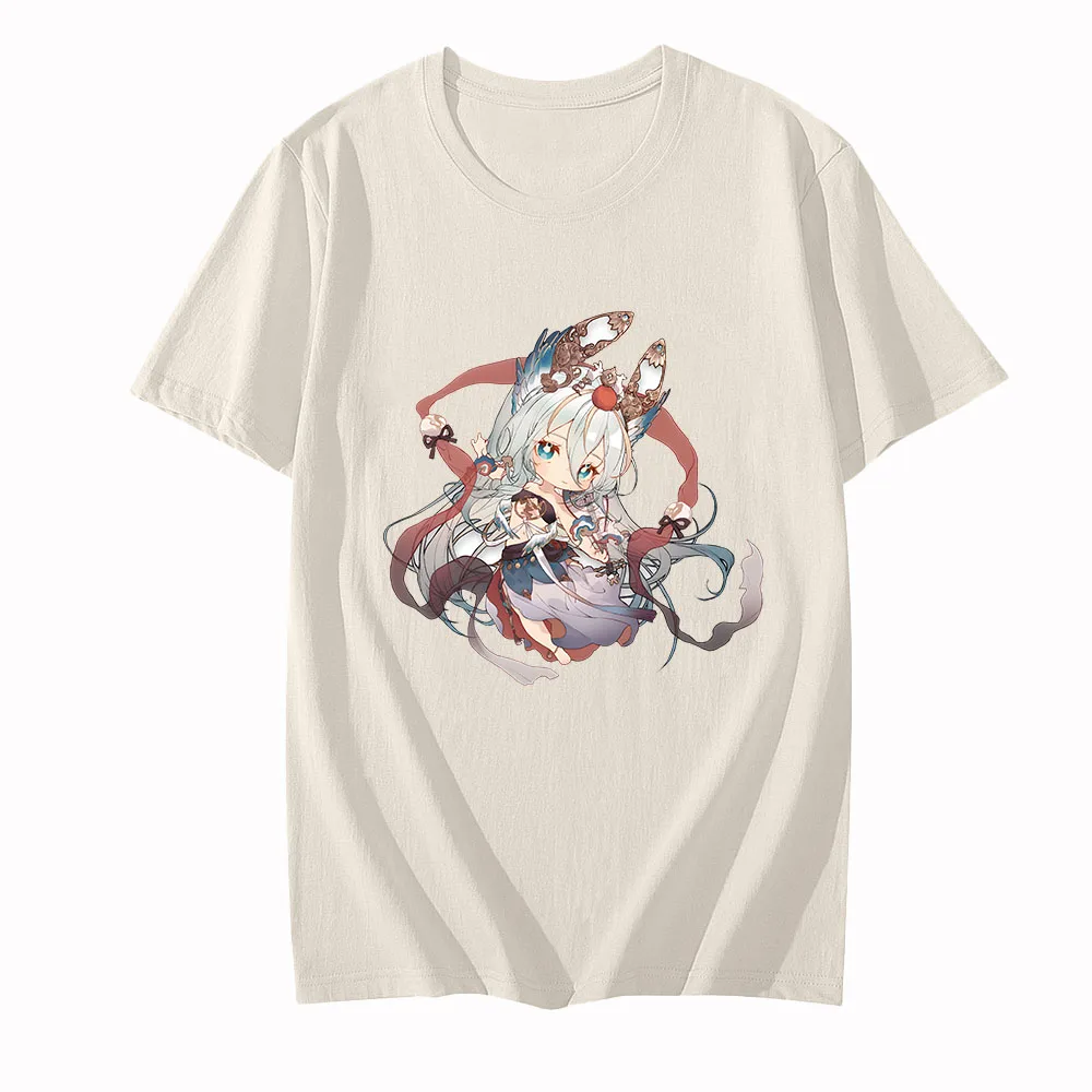 

Футболки Onmyoji Tyou Kai Kingyo Hime для мужчин/женщин, популярная китайская искусственная манга из мультфильма/комикс, дизайнерские футболки из 100% хлопка