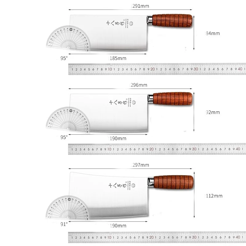 Shibazi кухонный нож из нержавеющей стали для нарезки мяса и овощей