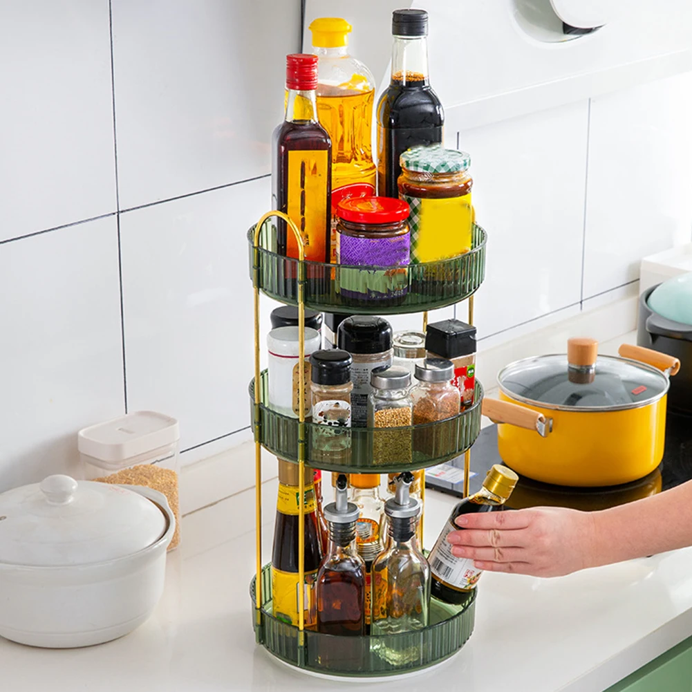 Вращающийся на 360 градусов органайзер для макияжа легкий роскошный держатель