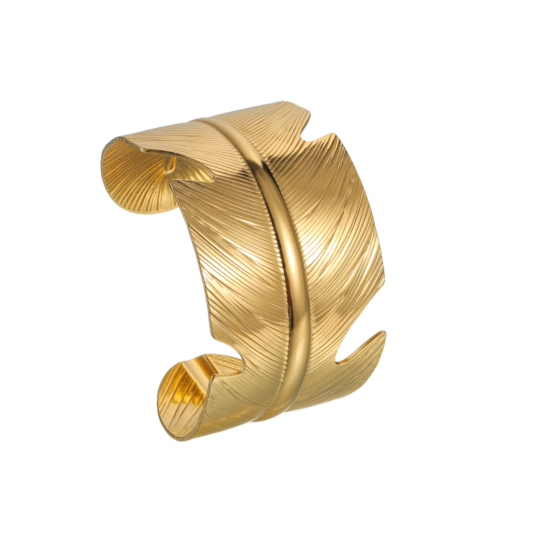 Большой браслет Freeteeme шириной 4 2 см для женщин и мужчин золотого цвета из