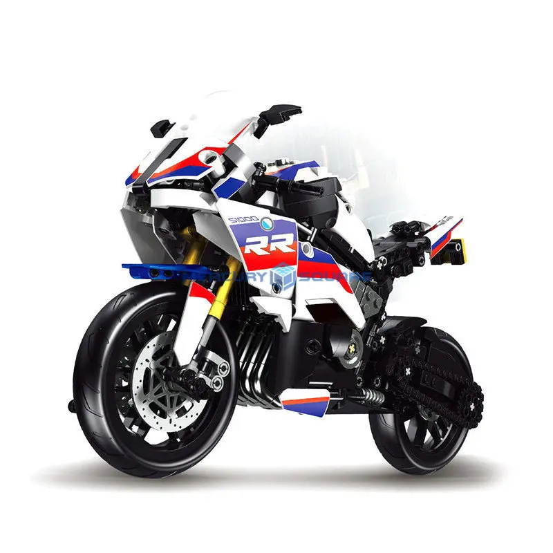 S1000RR дорожный мотоцикл MOC горный Автомобиль Спорт скоростной Кирпичи Модель