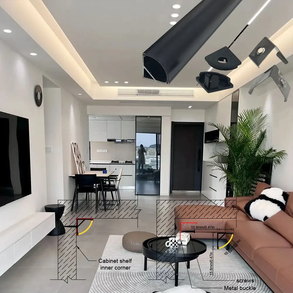 16x16 мм (5 шт.) 0 5 м улучшите свое пространство с помощью универсального