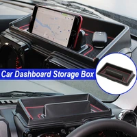 car dashboard storage box for suzuki jimny 2019 2020 interior accessories multifunction non slip phone stand console tidying new
