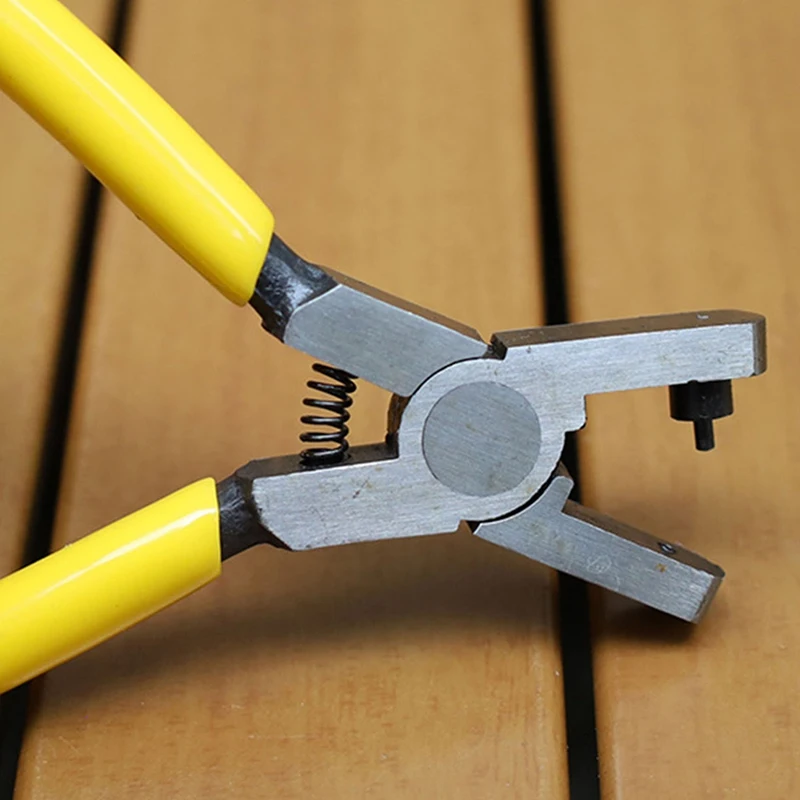 5-дюймовый кожаный ремень дырокол плоскогубцы мини-ремешок для часов