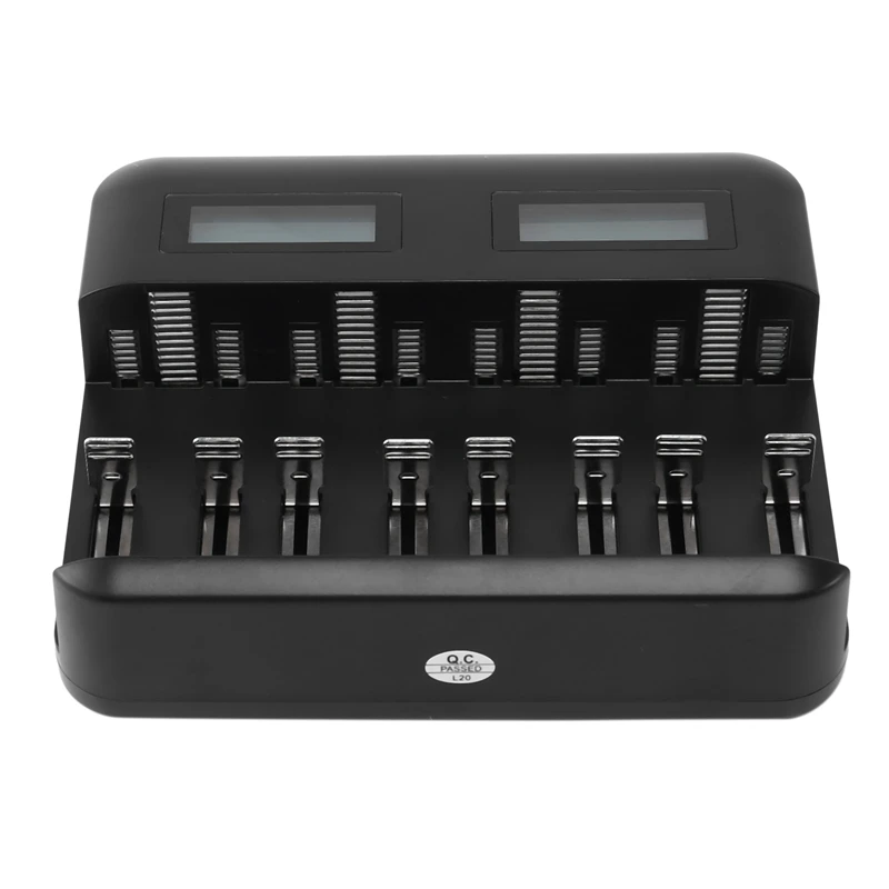 

6x8 слотов ЖК-дисплей USB умное зарядное устройство для Aa Aaa Sc C D размер перезаряжаемых батарей 1,2 в Ni-MH Ni-Cd