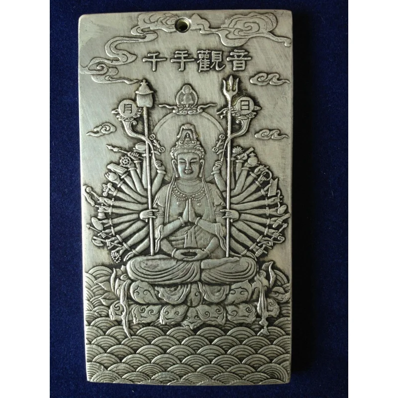 

Tibet Tibet's Tibetan Silver Guanyin Bodhisattva Statue Nepal Thangka Thangka