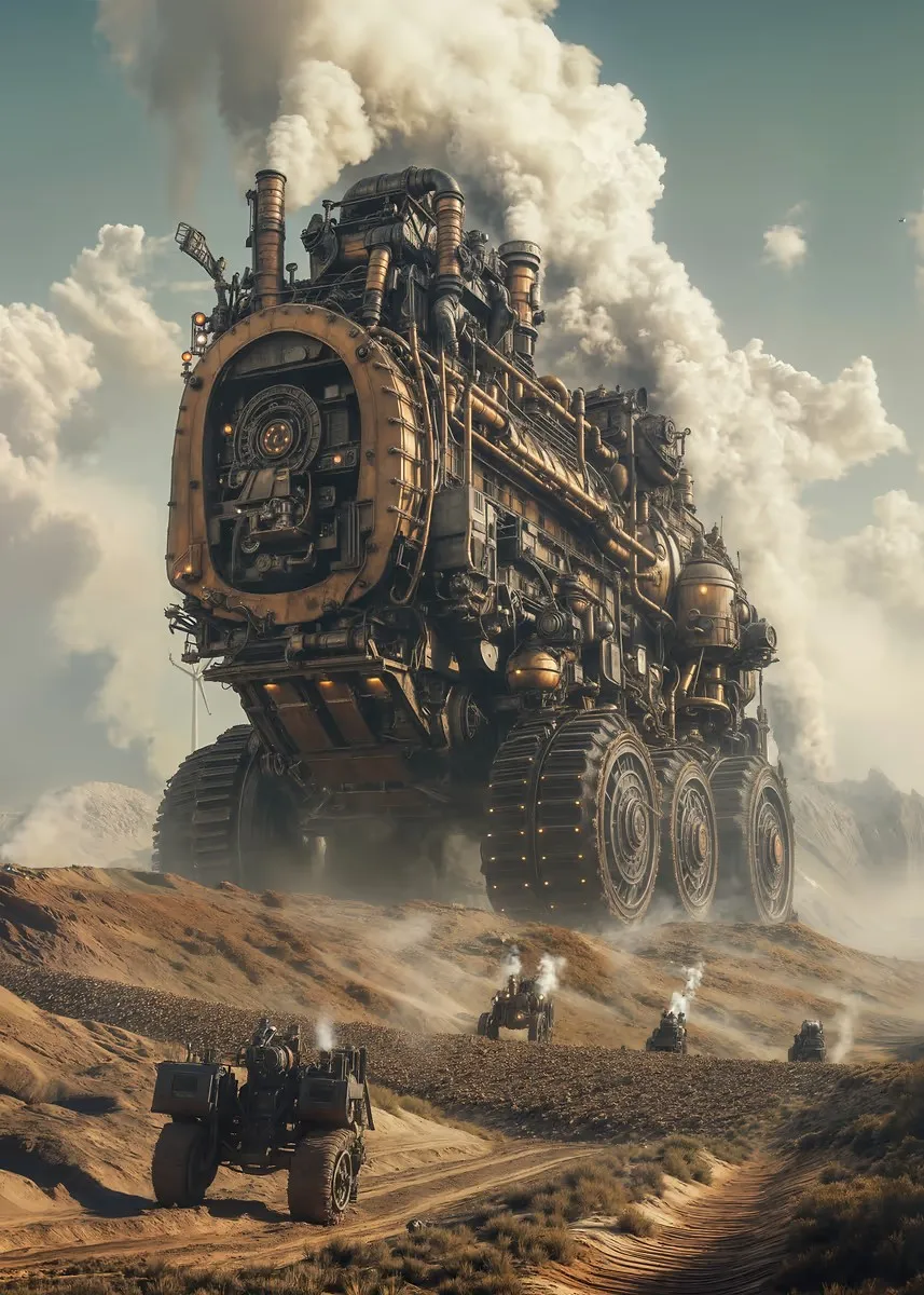 

Настенная картина "Сюрреализм шокирующий стимпанк"