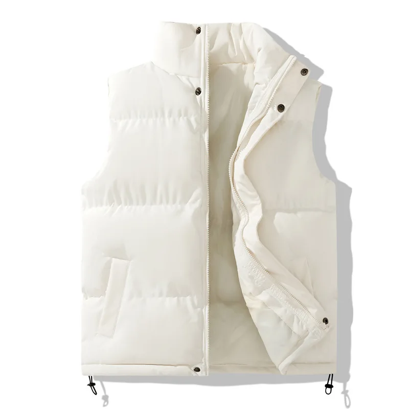 Новинка 2024 мужской осенне-зимний вельветовый жилет на плечо теплая куртка для