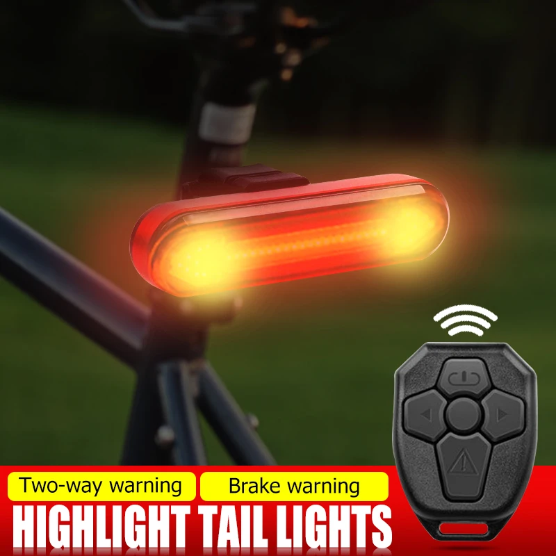 

Беспроводной дистанционный сигнал поворота для велосипеда, задний фонарь, умный светодиодный задний фонарь для велосипеда, легкая установ...