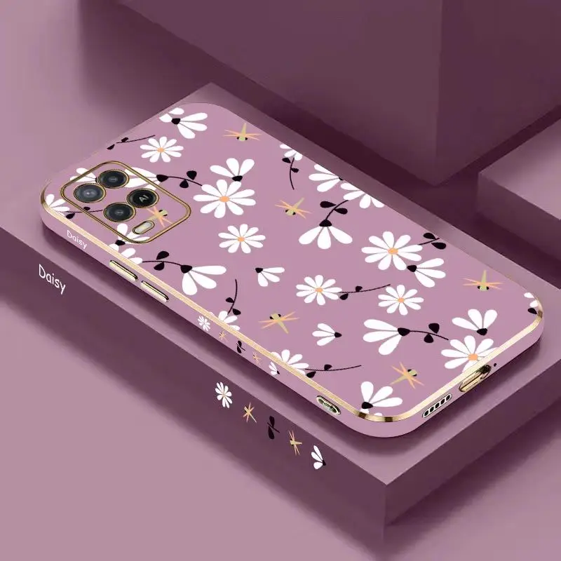 

Daisies Phone Case For Oppo A15 A15K A16 A16K A31 2020 A53 A54 A55 A57 A72 A74 A76 A77 A78 A83 A92 A94 A95 A96 A33 A12 Cover