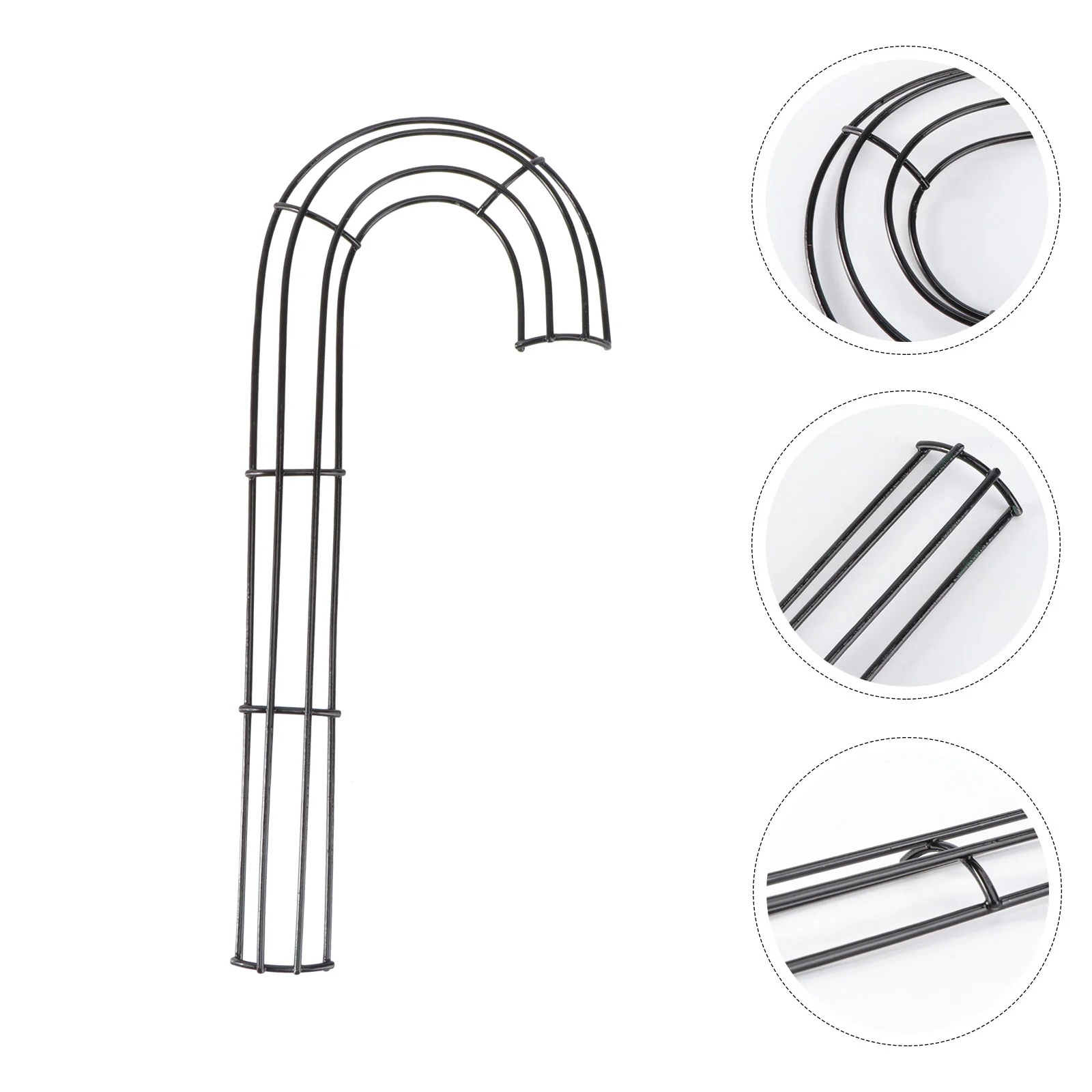 Велосипедное кольцо J-образная гирлянда обруч зелень декор конфета трость