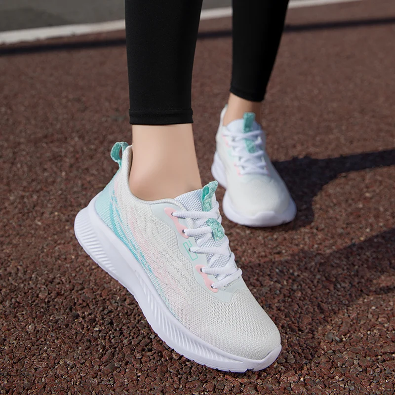 New Women's Running Shoes Outdoor Training Women's Running Shoes Fitness Color Walking Sports Shoes Women