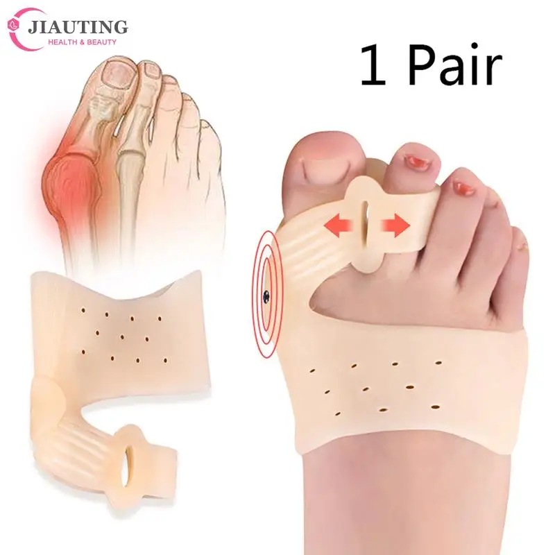 

Hallux Valgus Orthopedic Toe Separators Correction Pad Bunion Guard White Beige Pedicure Socks Pads Foot Care Tool For Pedicure