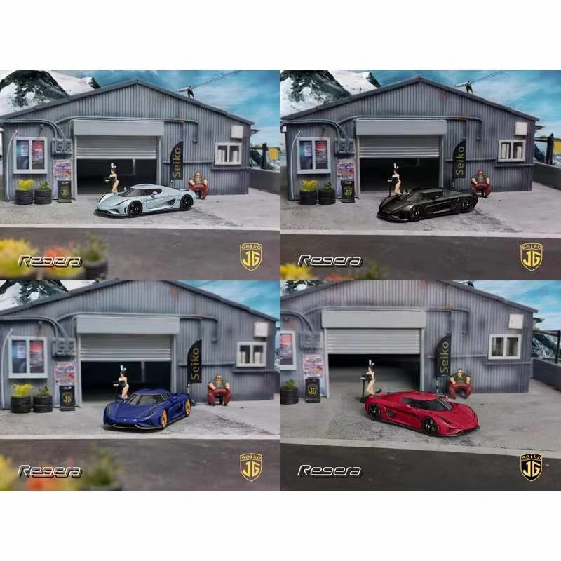 

PreSale Seiko JG 1:64 Koenigsegg Regera Die-Cast Car Model Collection Miniature