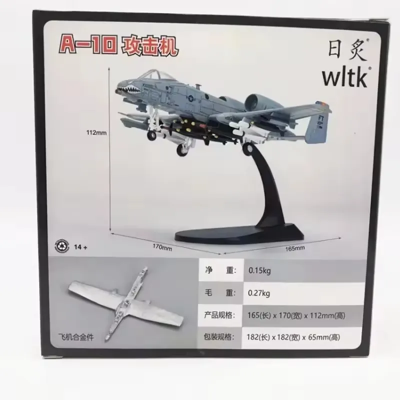 Новинка 2023 года: 100 масштаб Shark USAF A-10A литая под давлением металлическая модель