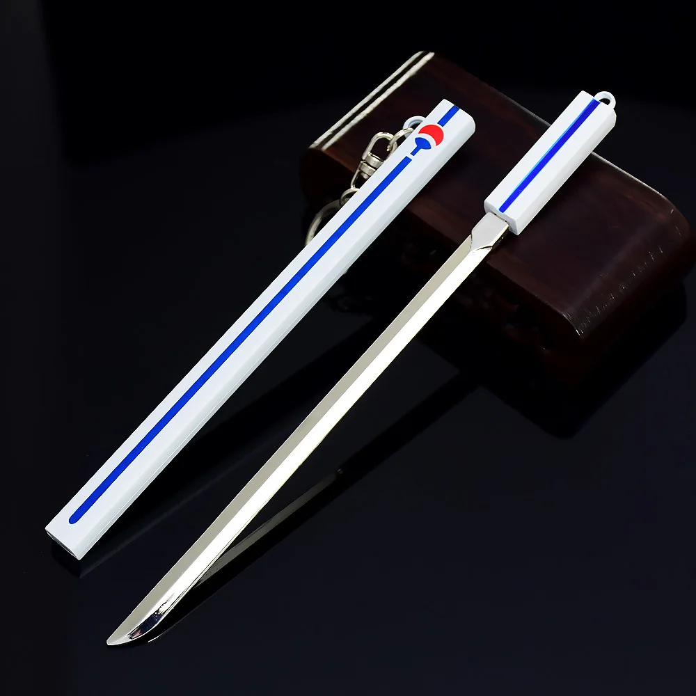 

Anime Naruto Weapon Model Uchiha Sasuke Kusanagi-no-Tsurugi Spade Vere Katana Swords Samurai Keychains Gift Toys for Boys Kids