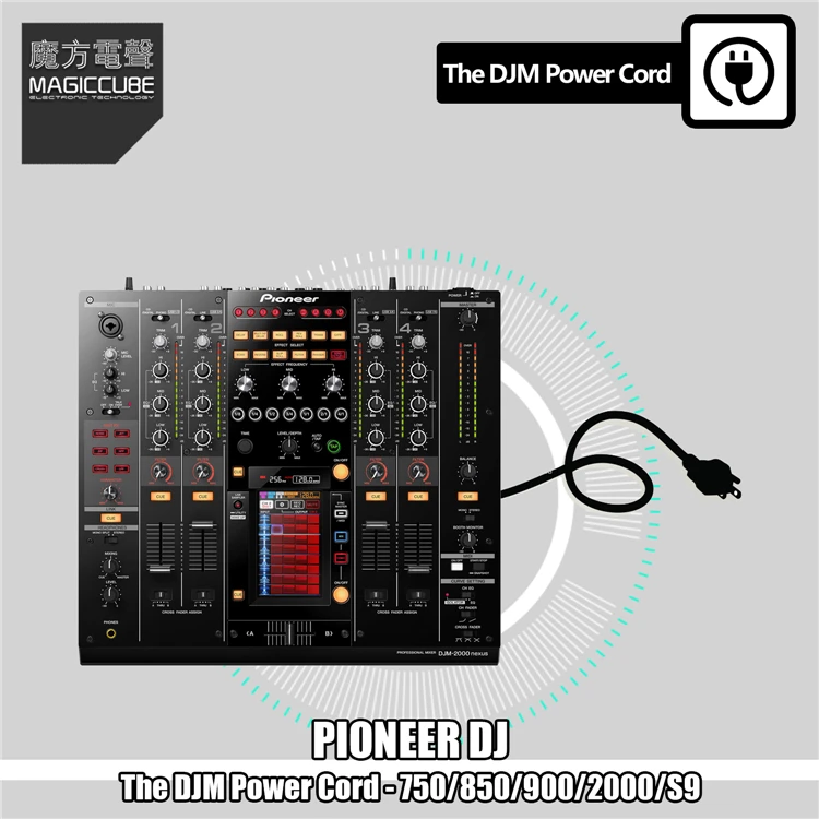 Шнур питания Pioneer DJ Mixer DJM-750 850 900NXS2 2000NXS S9