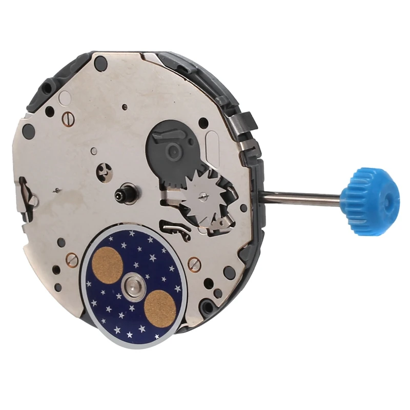 Quartz Replacement Watch Movement, Watch Movement Parts Accessories 6-Pin Electronic Watch Movement For 6P00