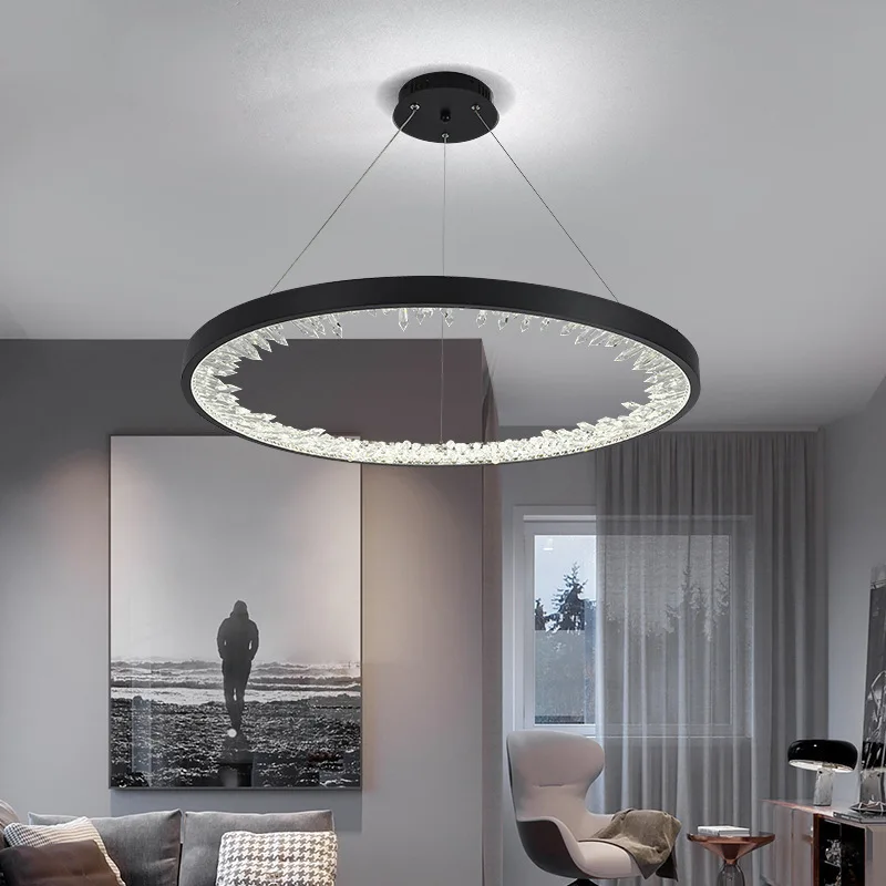 

Nordic Design Led Crystal Chandeliers Lighting Lustre Hanging Lamp Living Room Home Decor Led Hanging Light Fixtures Luminaire