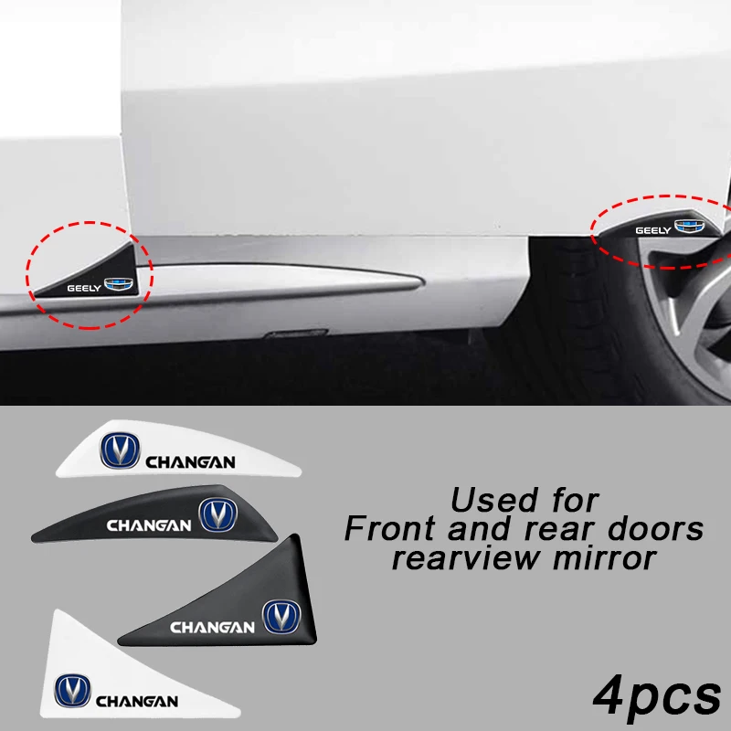 

4pcs Car Front and Rear Door Anti-collision Stickers for Saab 93 Aero Vector Sport Hatch Radio 2021 android 900 Car Accessories