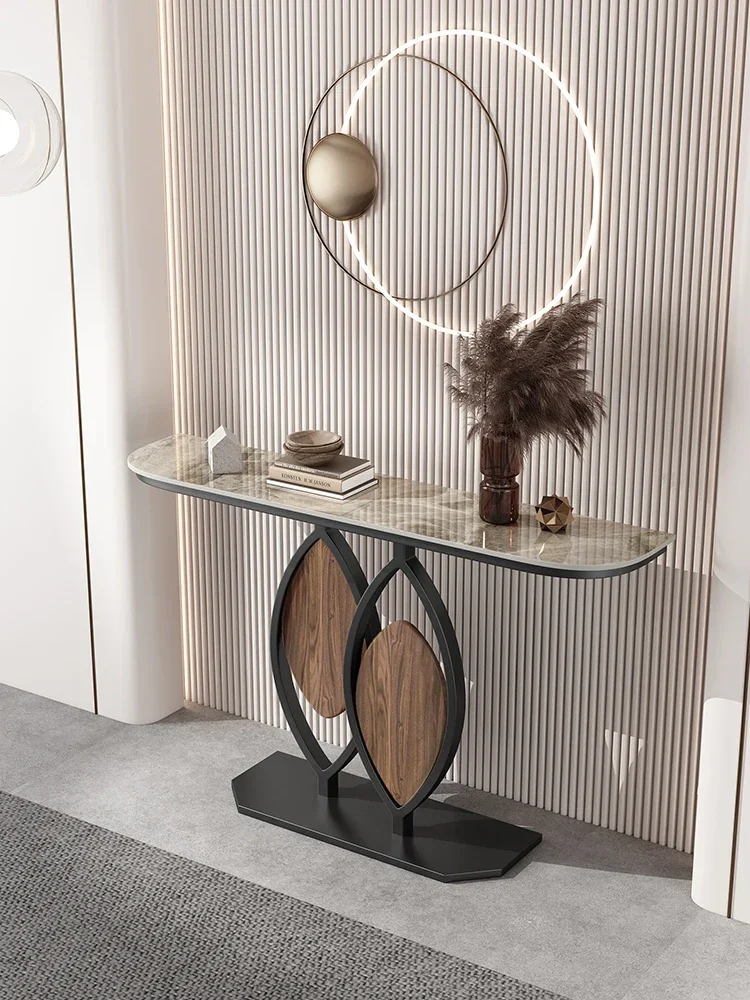 LY Rock плита торцевой винт стол вход креативный входной новый китайский шкаф дверь