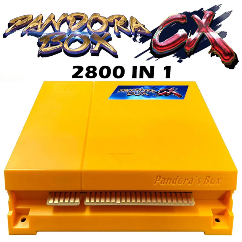 

2022 Pandora Box CX 2800 in 1 Jamma PCB Board Support 15Hz CRT VGA Add FBA MAME SFC SNES MD Game 720P 3D Tekken Mortal Kombat