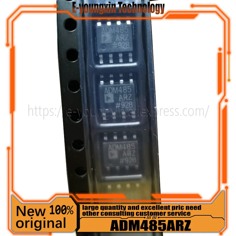 

100 шт./партия, ADM485Earz ADM485ARZ ADM485JRZ ADM485AR ADM485 SOP8, оригинальный запас