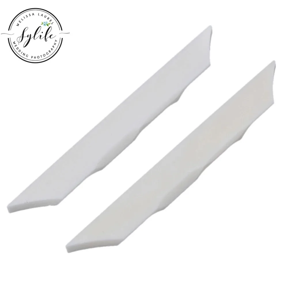

2pcs Cattle Bone Bridge Saddle Fits for Ukulele Guitar Accessories White