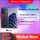 Смартфон OnePlus 10 Pro, телефон с экраном 6,7 дюйма, 120 Гц, Восьмиядерный процессор Snapdagon 8 Gen 1, тройная камера 48 МП, зарядка 80 Вт, NFC