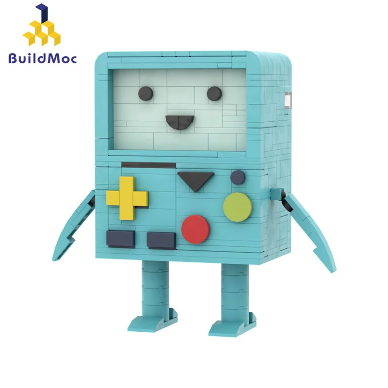 MOC BMO Console di gioco scatola di decodifica Adventure Timeed Building Blocks Finn Jake Figure Robot bricks headz mattone modello giocattolo regalo per bambini