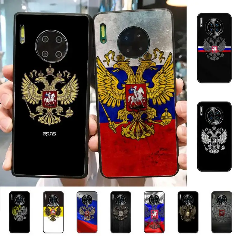 

YNDFCNB Russian Emblem Phone Case for Huawei Mate 20 10 9 40 30 lite pro X Nova 2 3i 7se