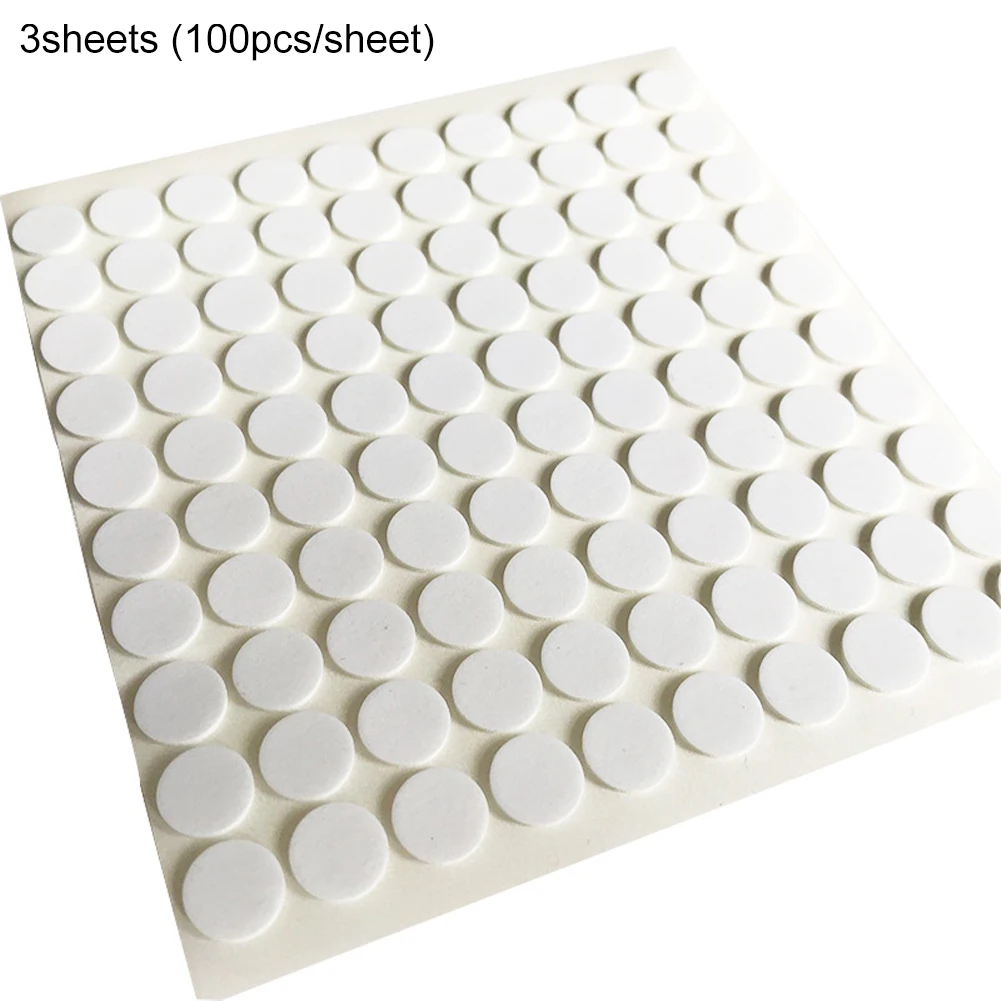 Клейкая самоклеящаяся 3D лента двусторонняя клейкая застежка в горошек 10 мм для