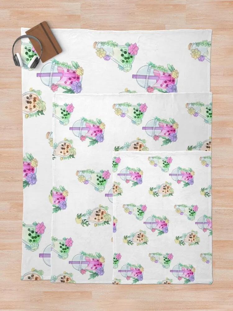 Набор бутылок для сочного пузырькового чая пледы одеяла диванов лохматое одеяло