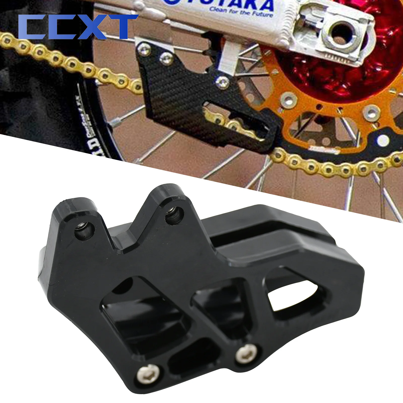 

Motorcycle Black Plastic Chain Guide Guard Protector For Honda CRF125F CRF230F CRF250F CRF 2003-2021 Dirt Bike Universal Parts