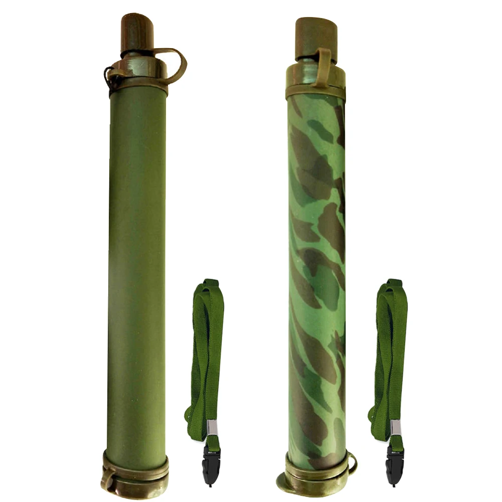 

Outdoor wild life emergency direct drinking water filtering tool Disinfection individual water purifier Portable filter straw