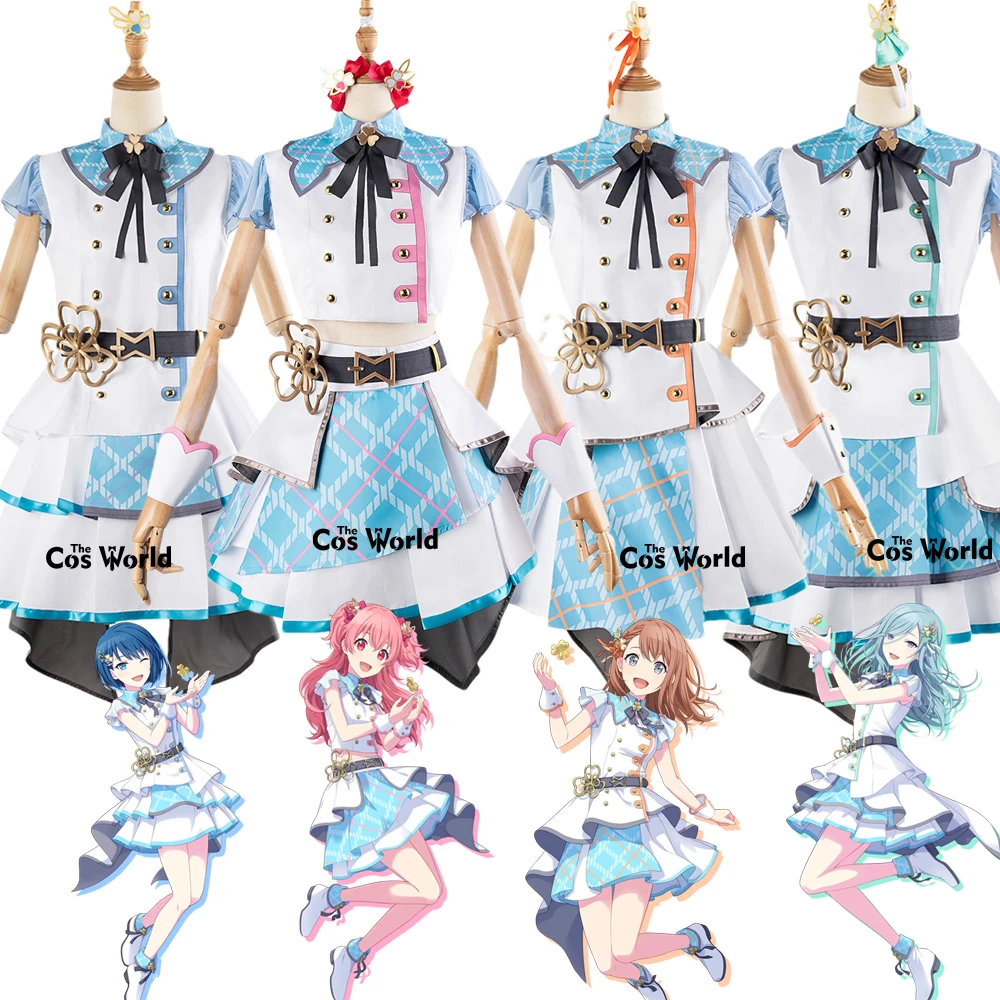 Project Sekai Colorful Stage Feat MORE JUMP 3-я годовщина Hanasato Minori Momoi Airi наряды аниме костюмы для