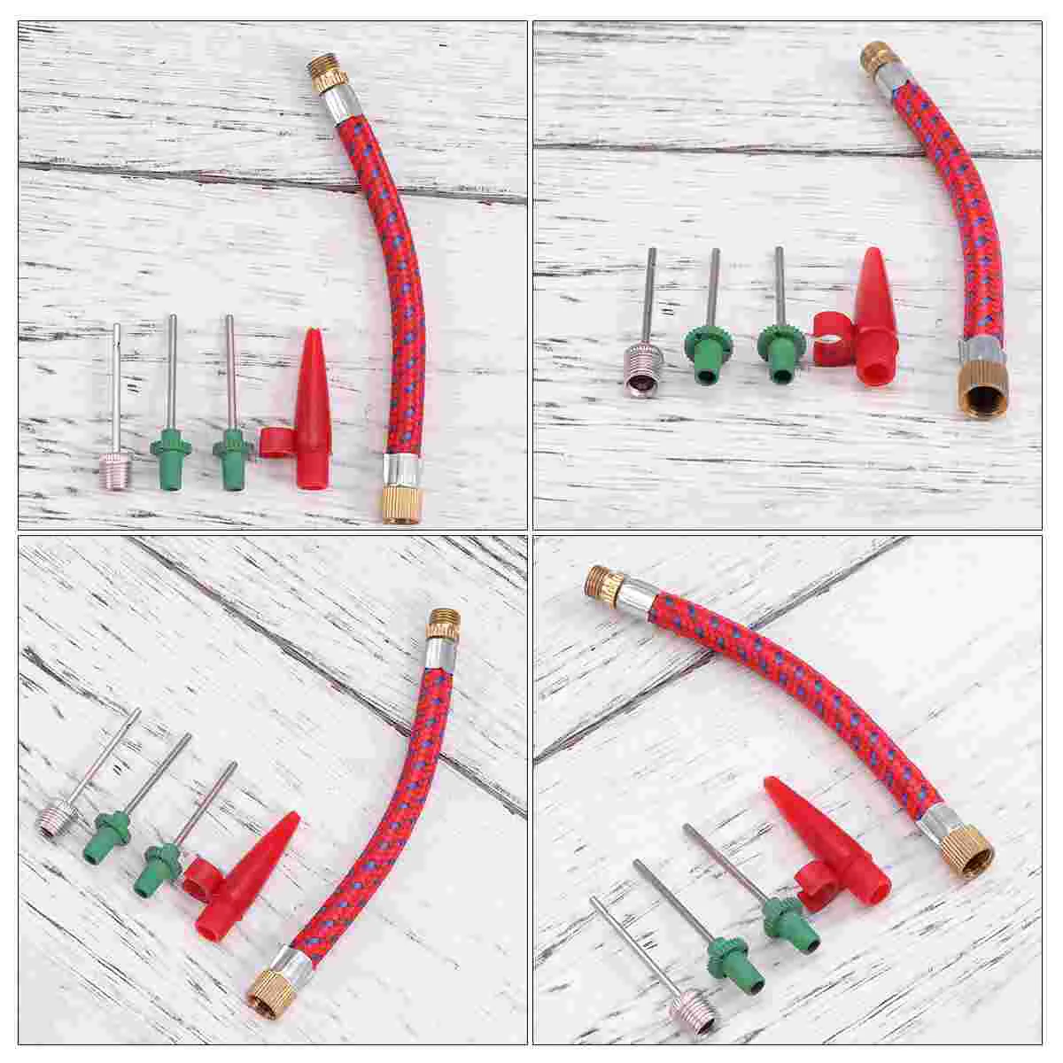 

5Pcs Pump Adaptor Adapter Converter Pieces Needle Connectors for Sports Soccer Basketball Football