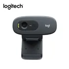 Веб-камера Logitech C270 270i HD Vide 720P со встроенным микрофоном USB2.0, мини-компьютер, веб-камера