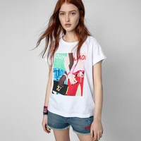 new arrival zv t shirts for women fashion zadig tshirts spring summer clothes tops women casual streetwearing woman t shirts