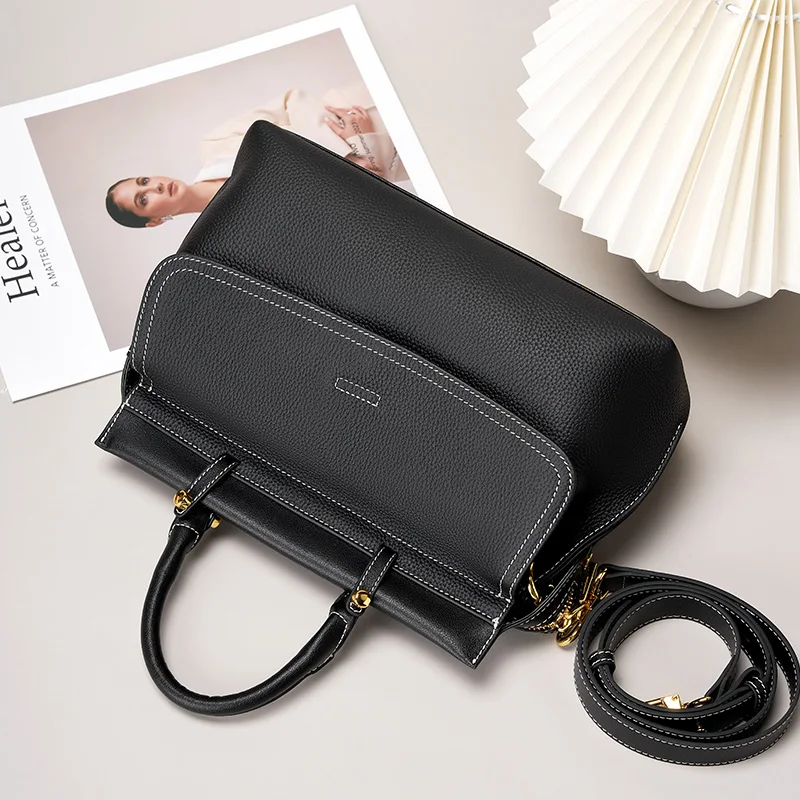 Сумка на плечо YOJESSY женская из натуральной кожи саквояж кросс-боди воловьей