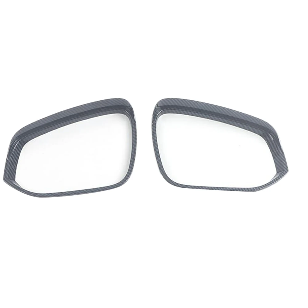 

For Toyota Harrier Venza 2020-2022 Carbon Fiber Side Door Rearview Mirror Rain Cover Trim Decoration Frame Accessories
