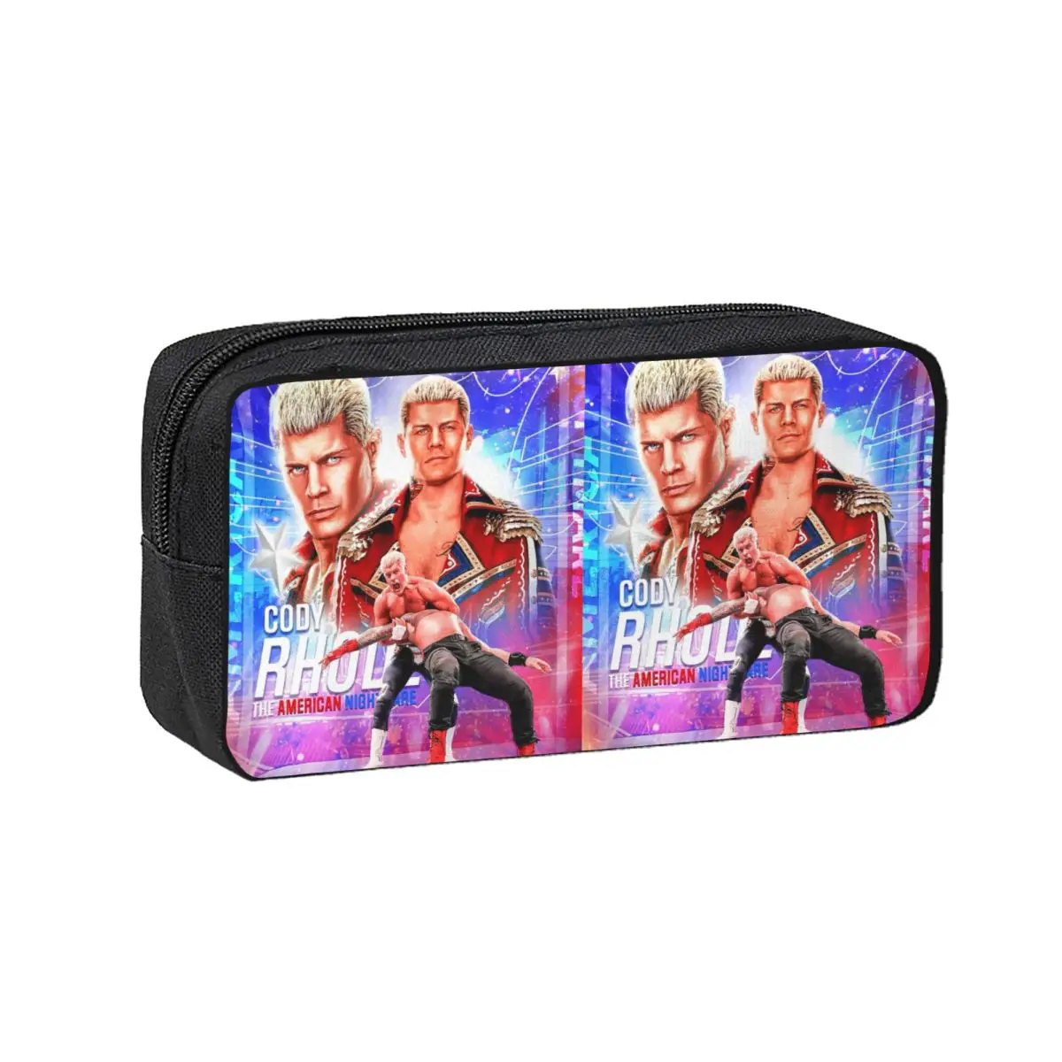 Фото Пеналы In The Ring Cody Rhodes American Nightmare, школьные пеналы для студентов, большая сумка для хранения ручек и карандашей, пенал-органайзер, держатель для ручек №1