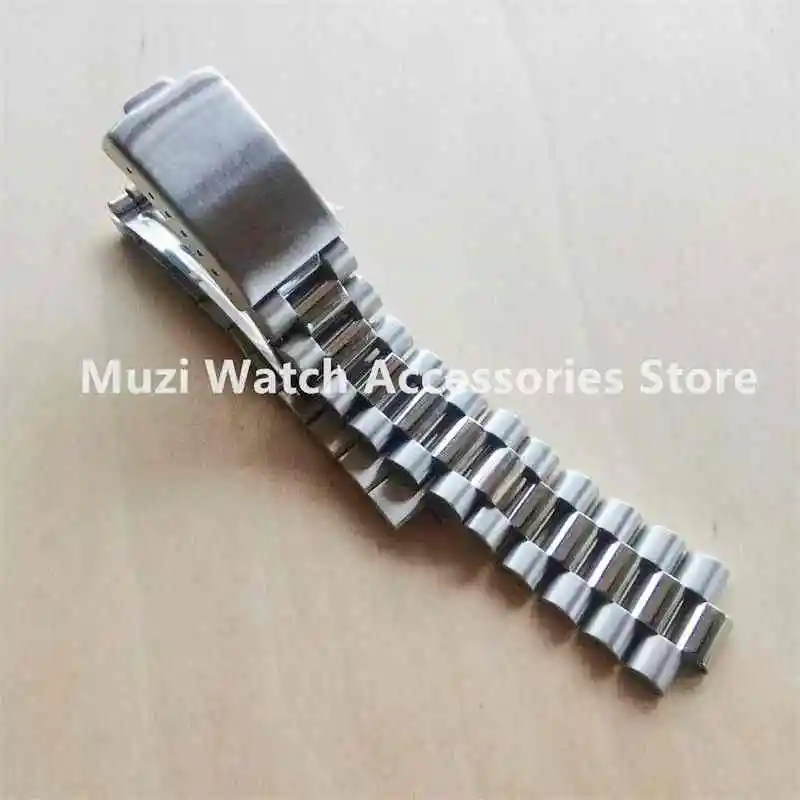 316L Stainless Steel 18mm 20mm Brushed Cruved End President Vintage Watch Band Strap Fits for  ROX SKX Watch