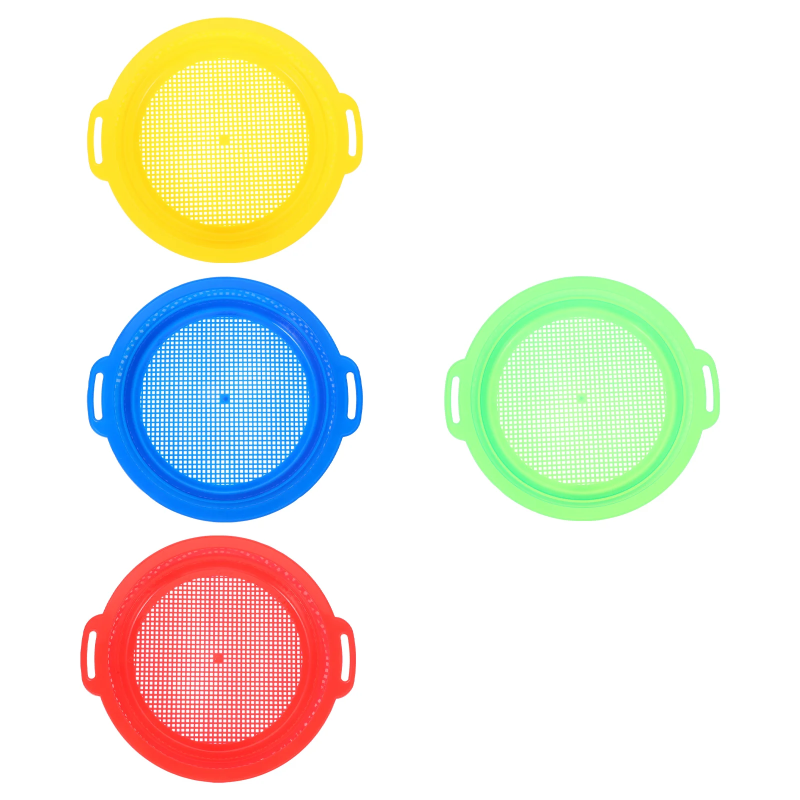 

Garden Sieve Soil Riddle Sifter Sand Mesh Pan Sifting Plastic Sieves Potting Filter Screen Planting Beach Tool Classifier Bonsai