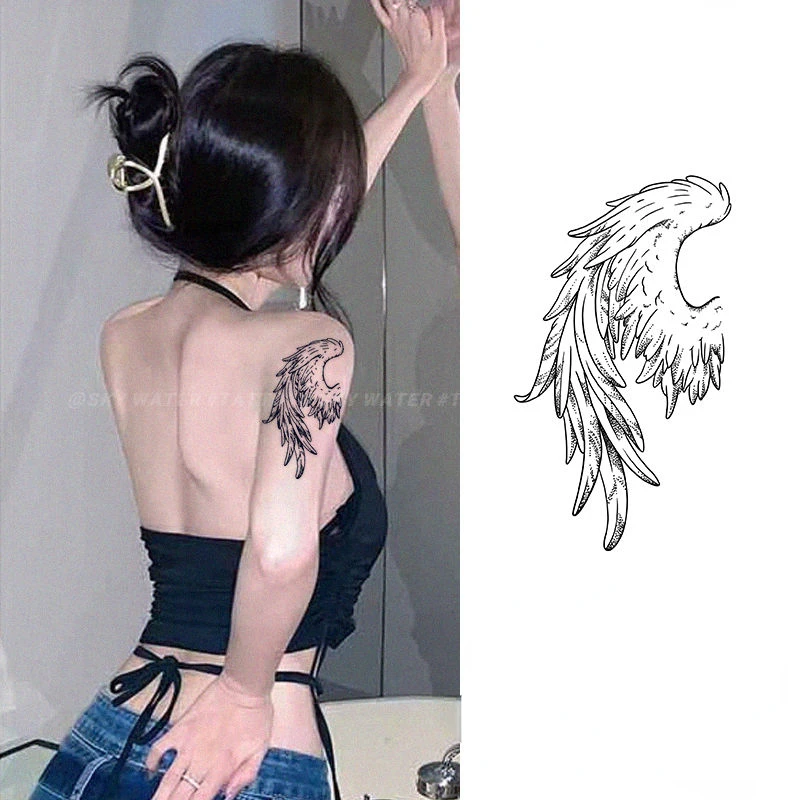 

Dark Spice Tattoo Sticker Hotwife Herbal Juice Tatto Waterproof Festival Accessories Wholesale Fake Tattoos for Women Art Tatoo